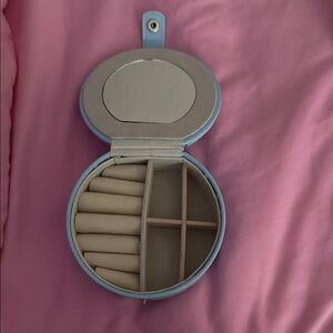 Elegant Blue Jewelry Organizer